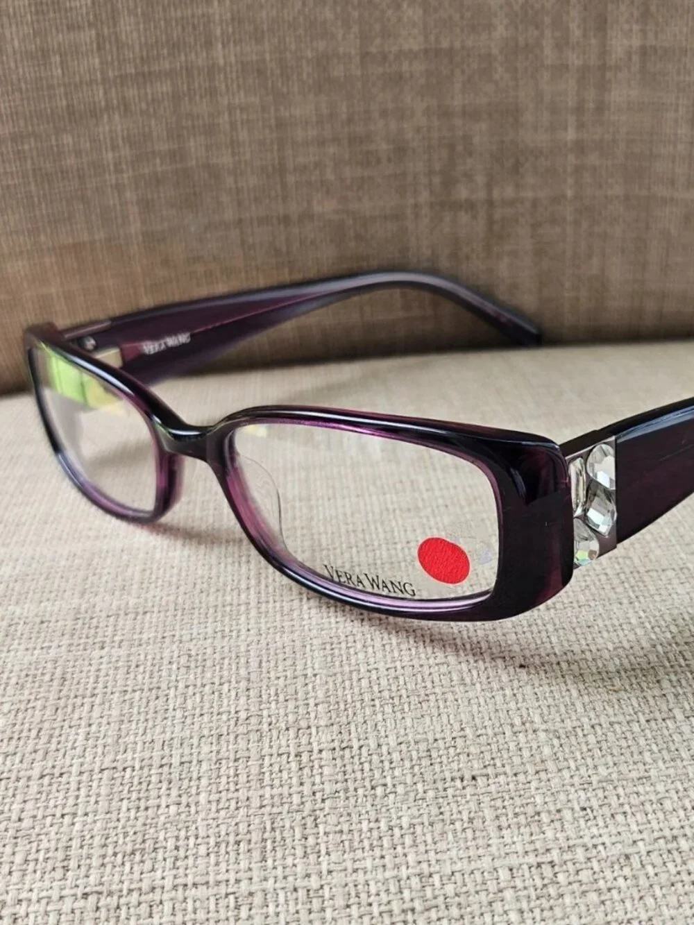 New Vera Wang Women Eyeglasses Frame Purple VO68 Eyewear Glasses New